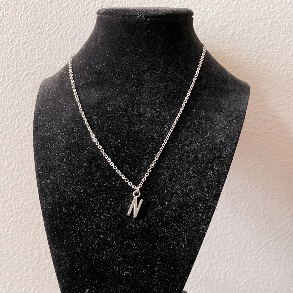Handmade Letter N Necklace